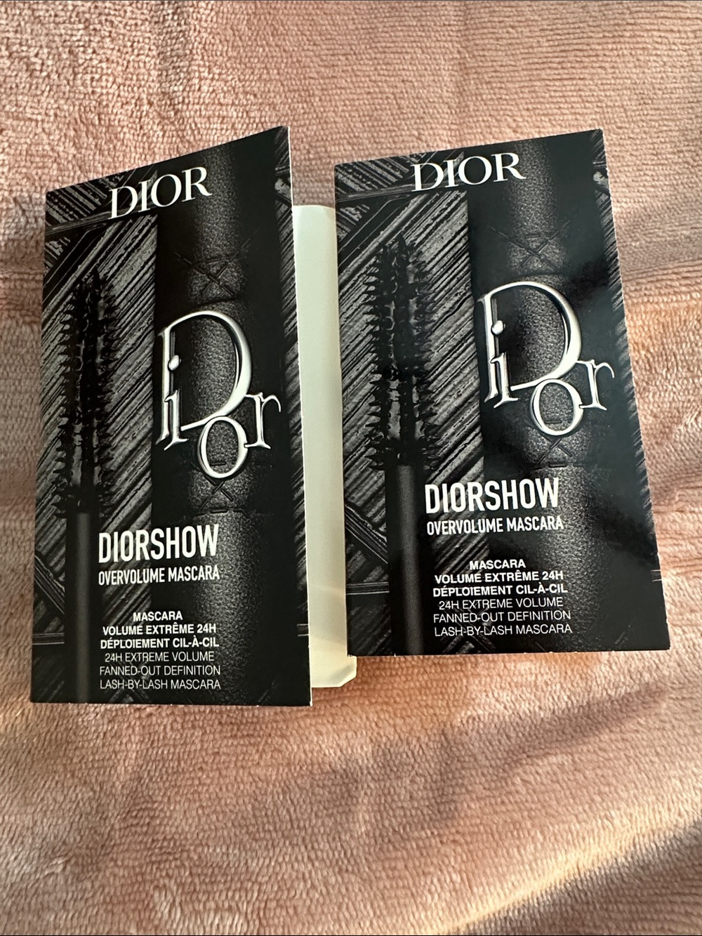TWO NEW Diorshow Overvolume Mascara mini size